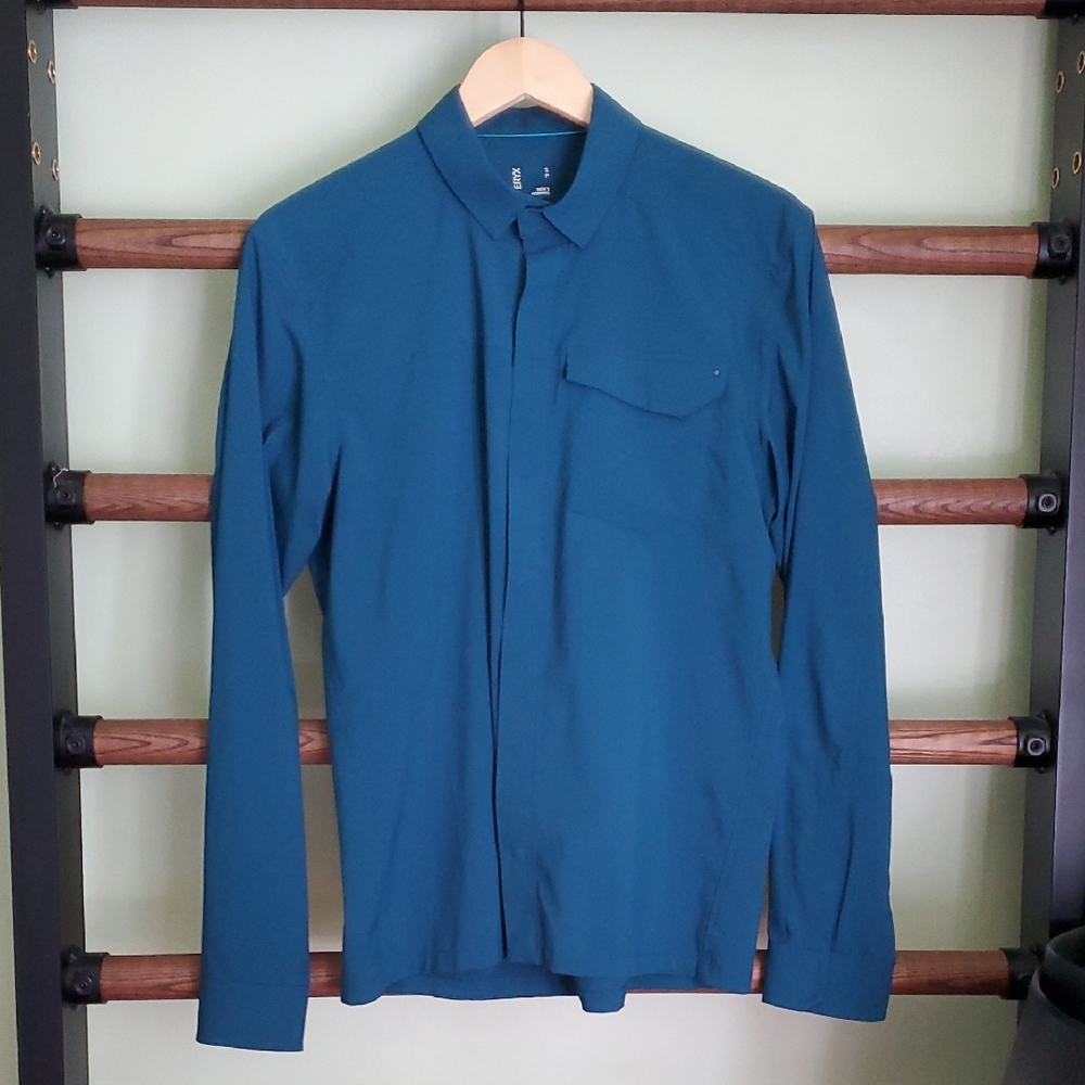 Arc'teryx Deep Blue Button-Up Shirt